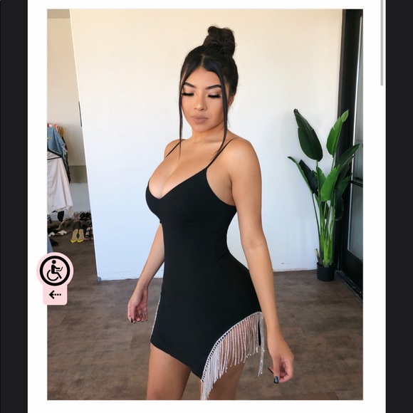 Black Sparkly dress🖤 - Picture 1 of 4